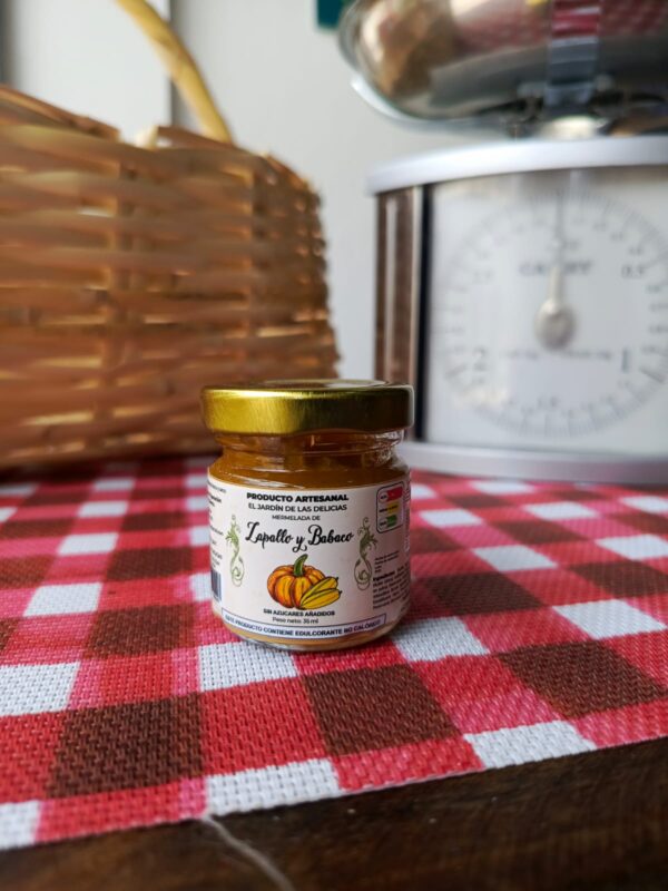 Mermelada sin azúcar-Zapallo y babaco (35 ml)