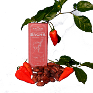 Chocolate orgánico Sacha  - Ají. (72%)