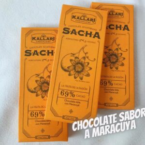Chocolate orgánico Sacha  - Maracuyá  (69%)