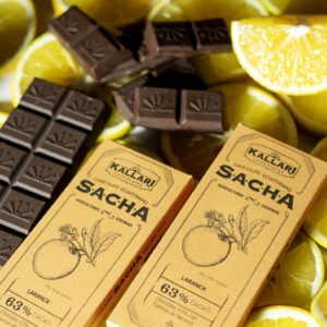 Chocolate orgánico  - Naranja (63%)