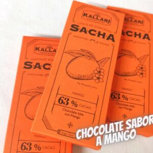 Chocolate orgánico Sacha  - Mango (63%)