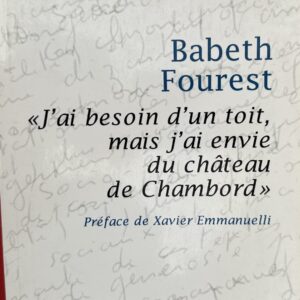J’ai besoin d’un toit, mais j’ai envie du château de Chambord